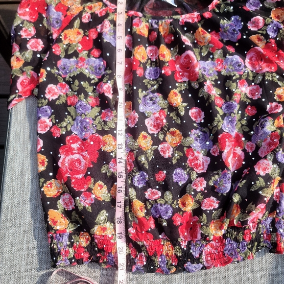 πCD Petites top, colorful print with sequins - Picture 5 of 9